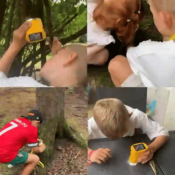 ExploreBuddy™ Kids Digital Microscope — 1000× Zoom | Screen, Photos & Videos